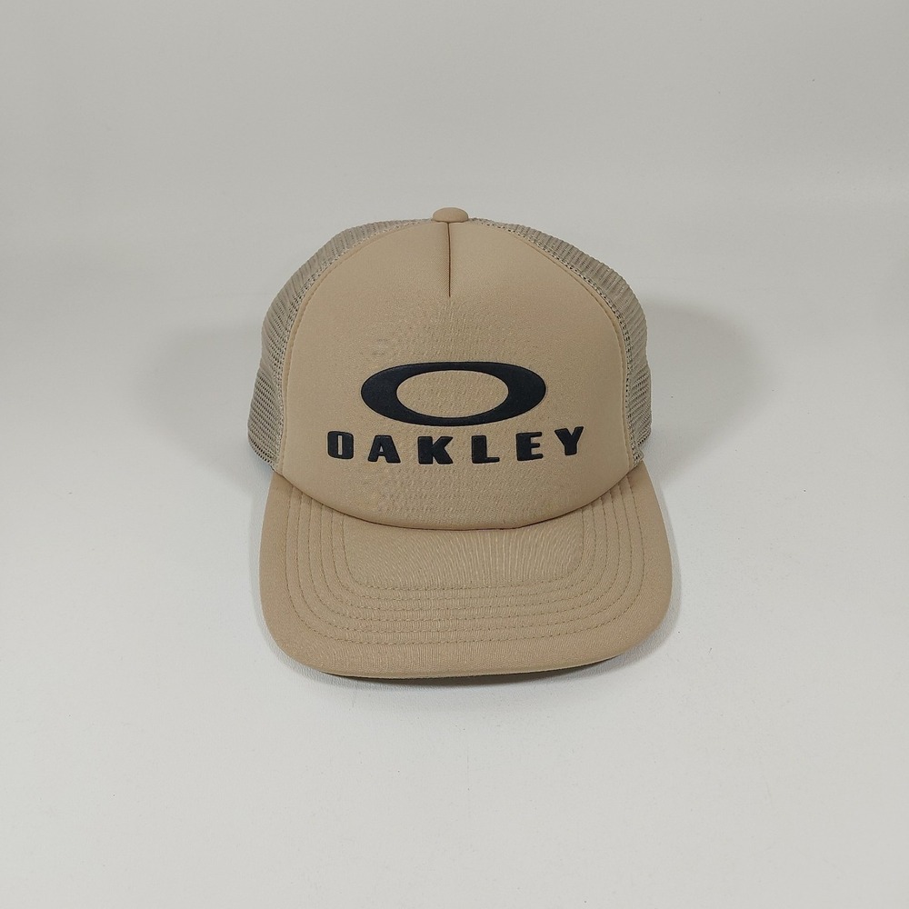 Oakley O Stack Foam Trucker Khaki/Black Adjustable Cap Hat